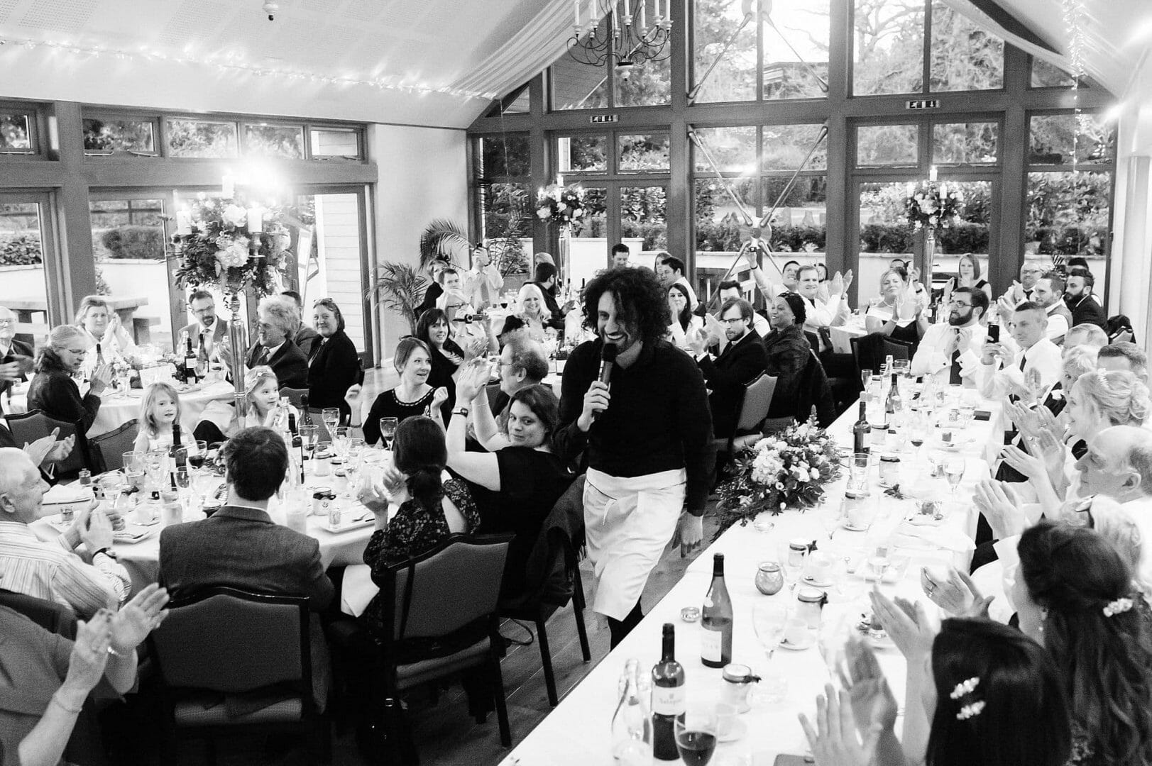 Singing Waiters crash a wedding in Wiltshire