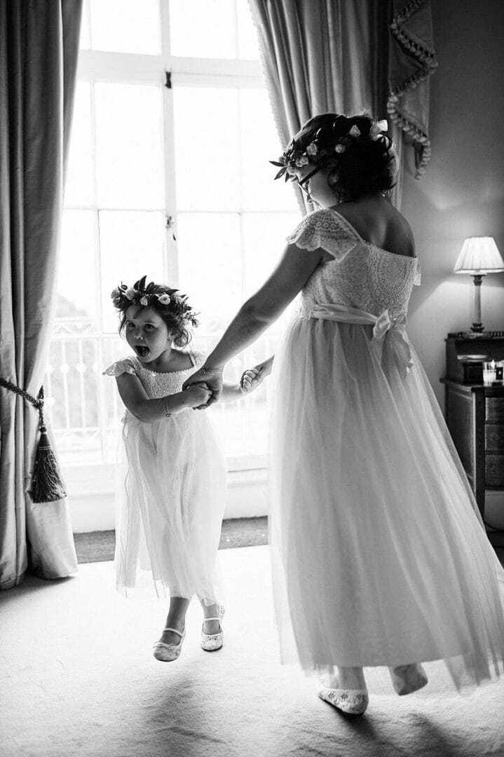 Dorset wedding photographer 29 Flowergirls - North Cadbury Court Wedding photographer