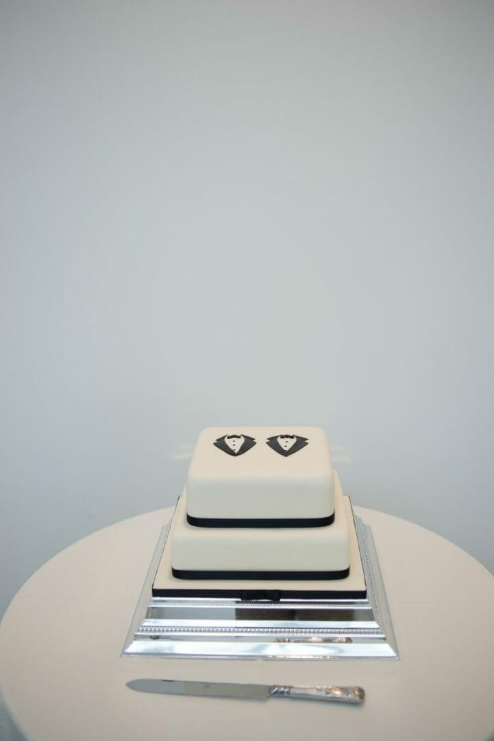 Civil wedding cake