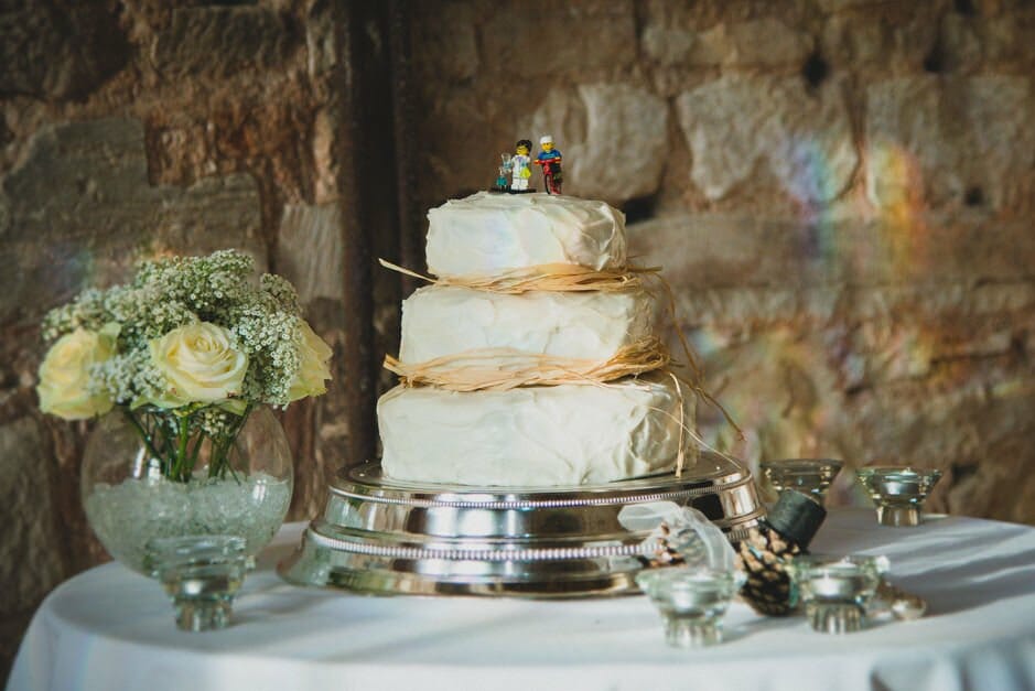 Wedding cake at Lulwoth Castle
