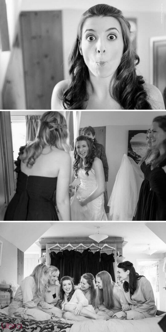 A beautiful wedding in Holt, Dorset 4 bride get ready for the big day