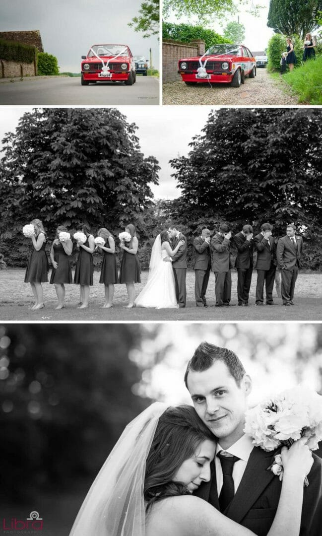 A beautiful wedding in Holt, Dorset 8 Fun B&W wedding Group shots
