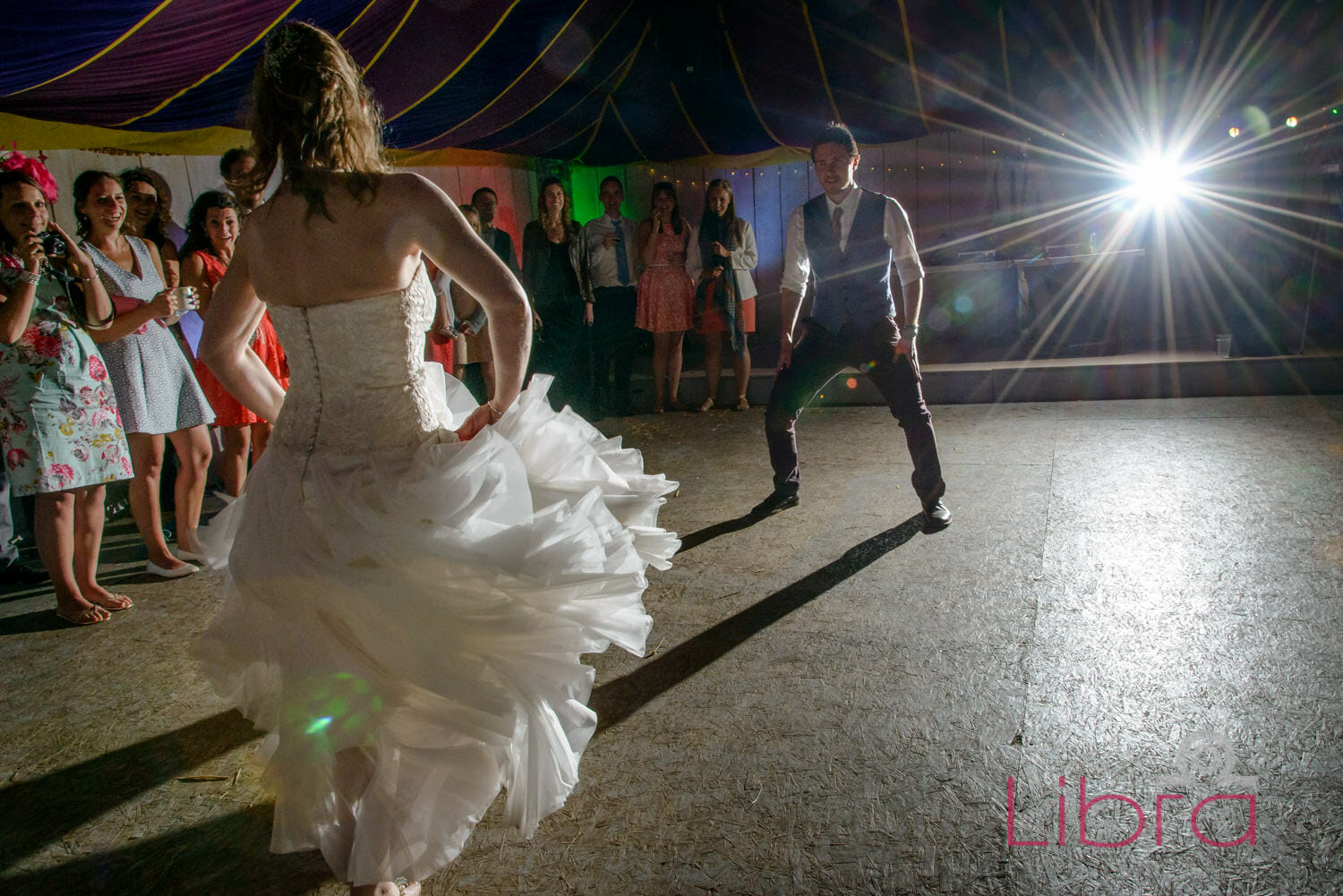 First dance at the partyfield